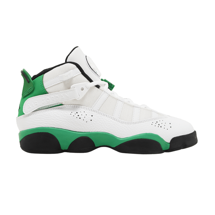 Air Jordan 6 Rings GS 'Lucky Green' — White/Black/Lucky Green