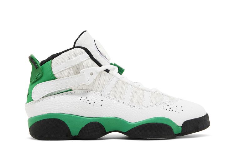 Air Jordan 6 Rings GS 'Lucky Green' — White/Black/Lucky Green