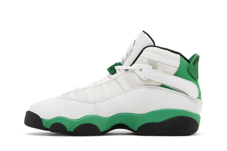 Air Jordan 6 Rings GS 'Lucky Green' — White/Black/Lucky Green