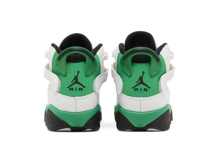 Air Jordan 6 Rings GS 'Lucky Green' — White/Black/Lucky Green