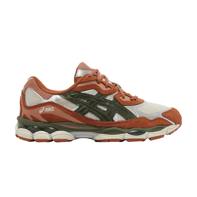 ASICS Gel NYC 'Orange Forest' — Oatmeal/Forest