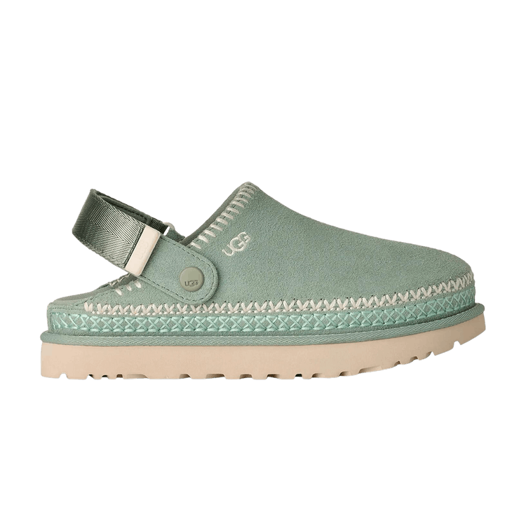 UGG Wmns Goldenstar Meadow Accent Clog 'Artichoke' — Artichoke