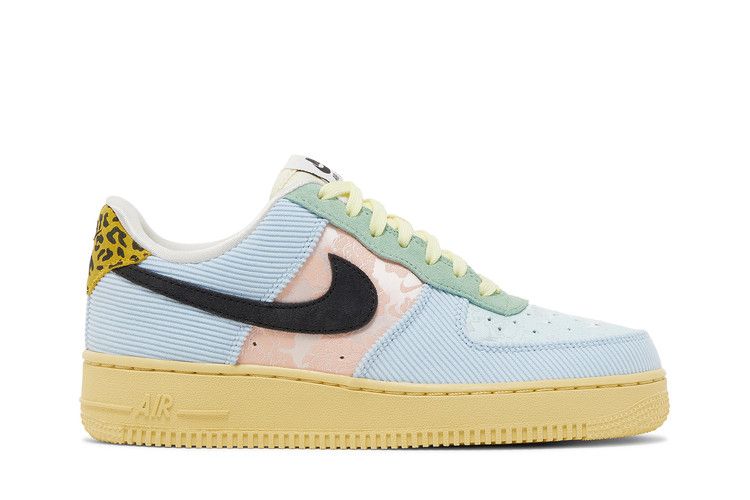 Nike Wmns Air Force 1 '07 'Spring Mix' — Celestine Blue/Off Noir/Teal Tint/Lemon Wash (2)