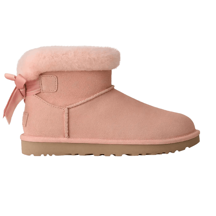 UGG Wmns Mini Bailey Mixed Bow Boot 'Beige Blush' — Beige Blush