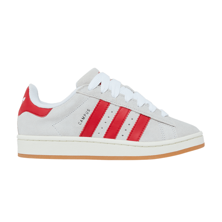 adidas Wmns Campus 00s 'Crystal White Scarlet' — Crystal White/Better Scarlet/Off White