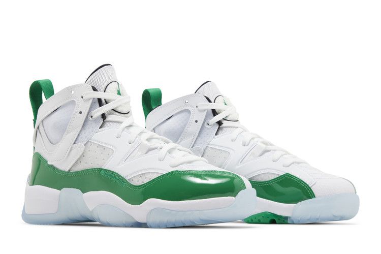 Air Jordan Jumpman Two Trey GS 'White Lucky Green' — White/Black/Lucky Green