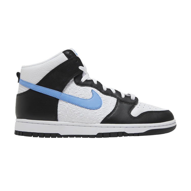 Nike Dunk High EMB 'University Blue' — Black/White/University Blue