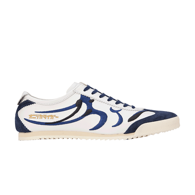 Onitsuka Tiger Mexico 66 Deluxe 'Kumadori - White Peacoat' — White/Peacoat