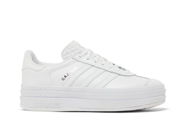 adidas Wmns Gazelle Bold 'Triple White' — Cloud White/Cloud White/Cloud White
