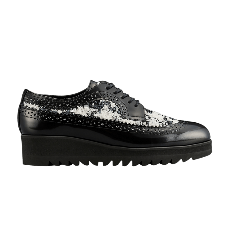 Onitsuka Tiger Wmns Brogue 'Black White Tweed' — Black/White