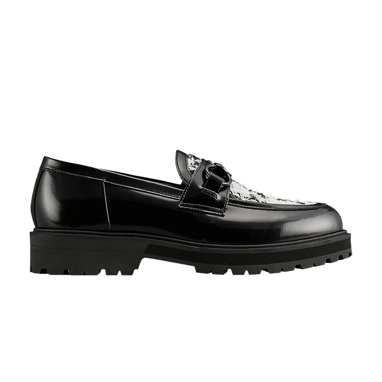 Onitsuka Tiger Wmns Bit Loafer 'Black White Tweed' — Black/White