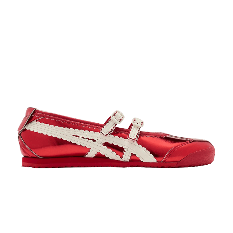 Onitsuka Tiger Wmns Mexico 66 TGRS 'Metallic Pack - Classic Red Cream' — Classic Red/Cream
