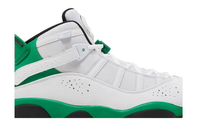 Air Jordan 6 Rings 'White Lucky Green' — White/Black/Lucky Green