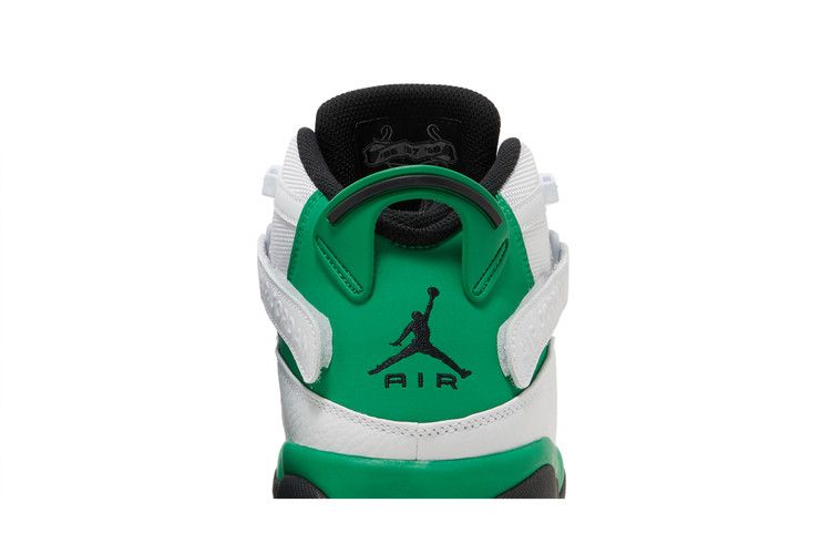 Air Jordan 6 Rings 'White Lucky Green' — White/Black/Lucky Green