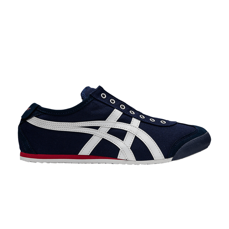 Onitsuka Tiger Mexico 66 Slip-On 'Navy Red' — Navy/Off White