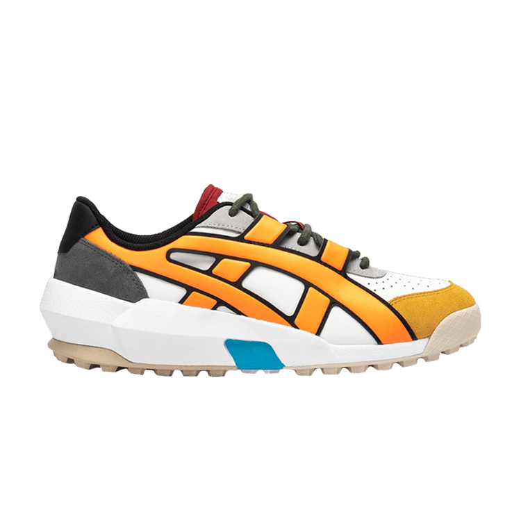 Onitsuka Tiger Big Logo Trainer 'Shocking Orange' — White/Shocking Orange