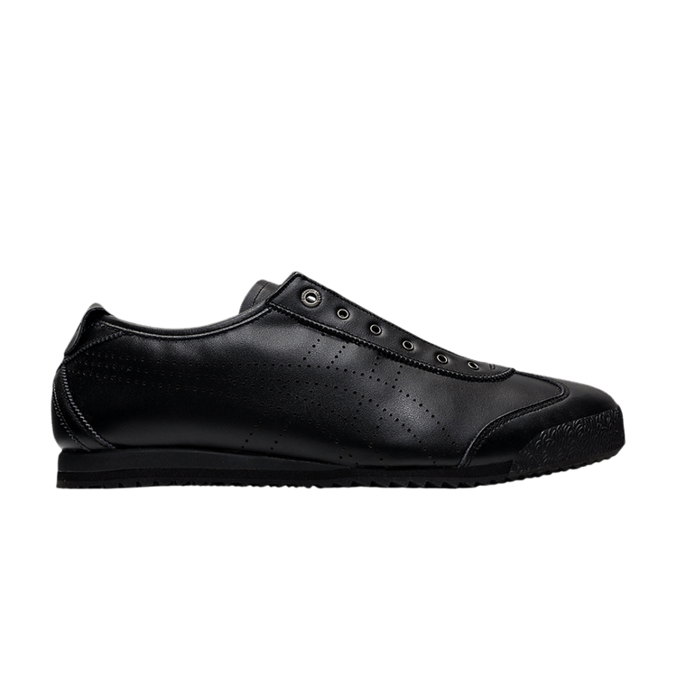 Onitsuka Tiger Mexico 66 SD Slip-On 'Punched Stripes - Triple Black' — Black/Black
