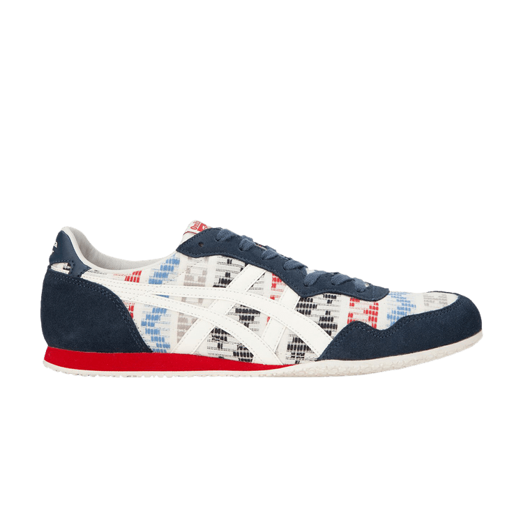 Onitsuka Tiger Serrano 'Navy Birch Textile' — Cream/Birch