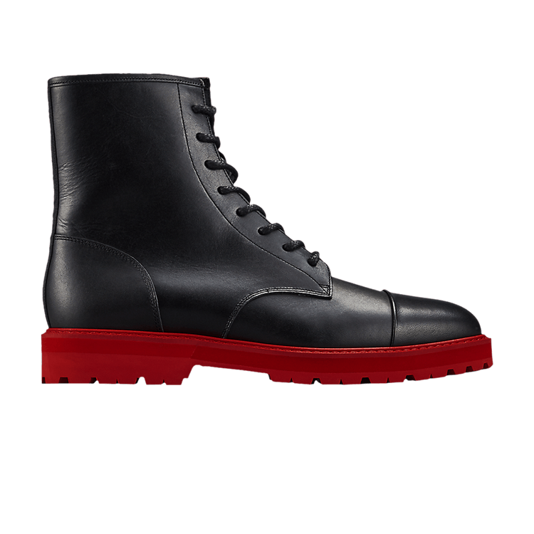 Onitsuka Tiger Lace-Up Boot 'Black Classic Red' — Black/Classic Red