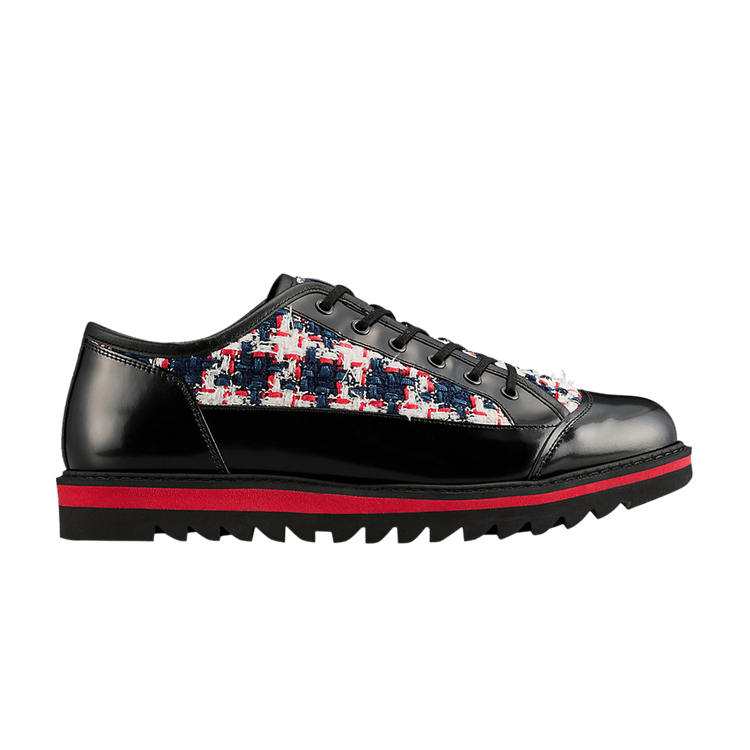 Onitsuka Tiger Blucher Lo 'Black Classic Red Tweed' — Black/Classic Red