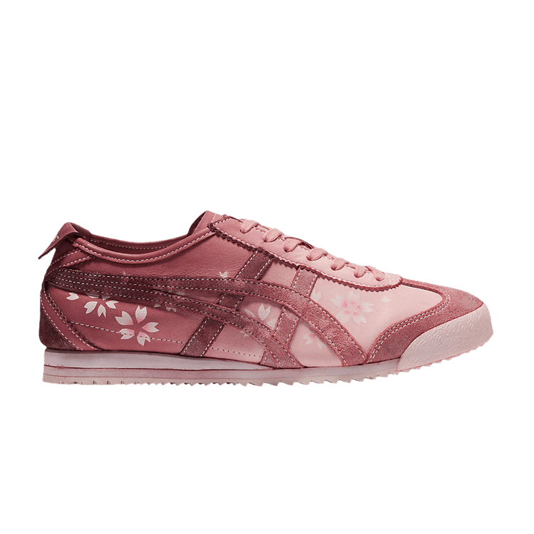 Onitsuka Tiger Mexico 66 NM 'Sakura Cherry Blossoms' — Ginger Peach/Dark Cherry