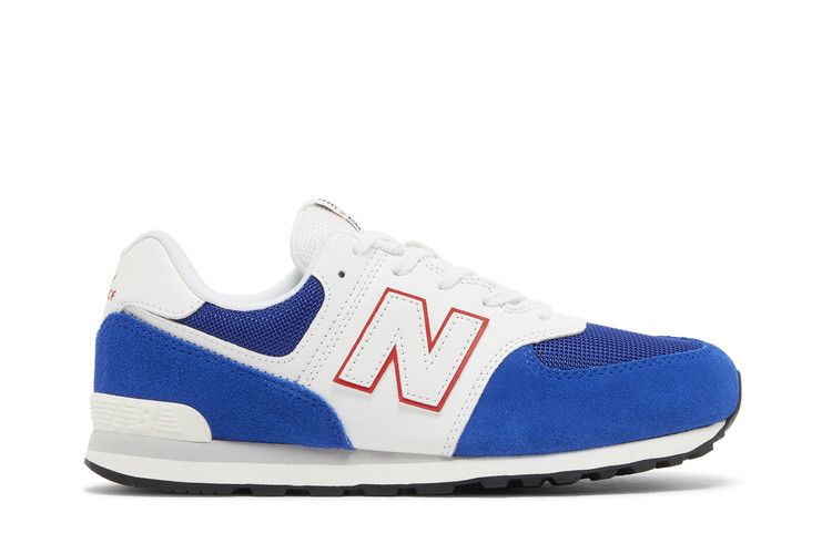New Balance 574 Big Kid 'Team Royal White' — Team Royal/White/True Red