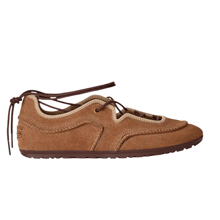 UGG Wmns Quill Ballet Sneaker 'Chestnut' — Chestnut/Sand