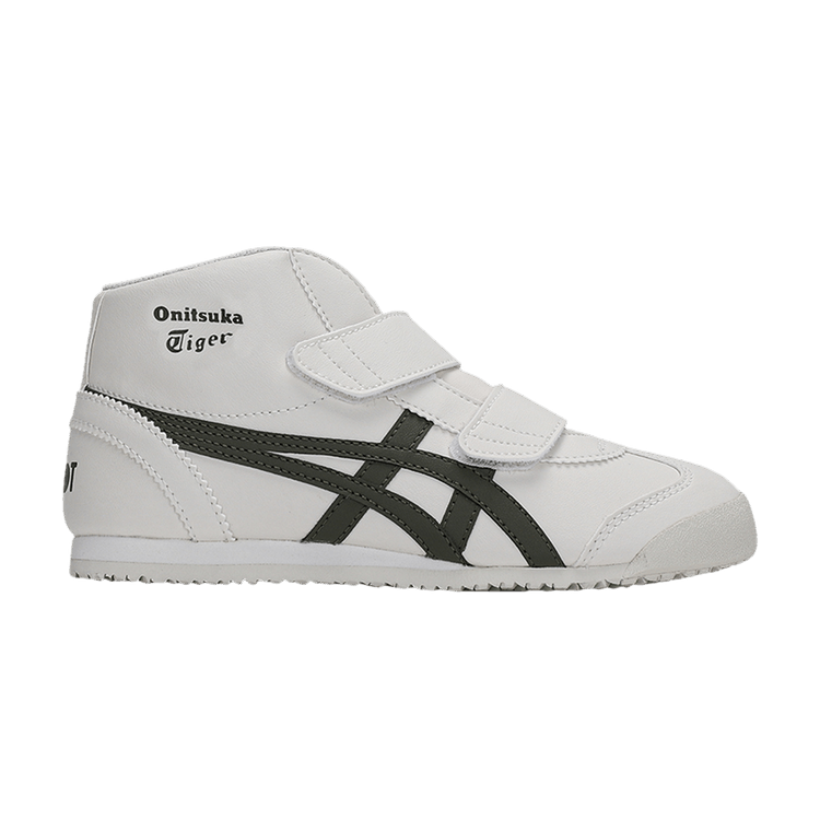Onitsuka Tiger Mexico Mid Runner PS 'White Black' — White/Black
