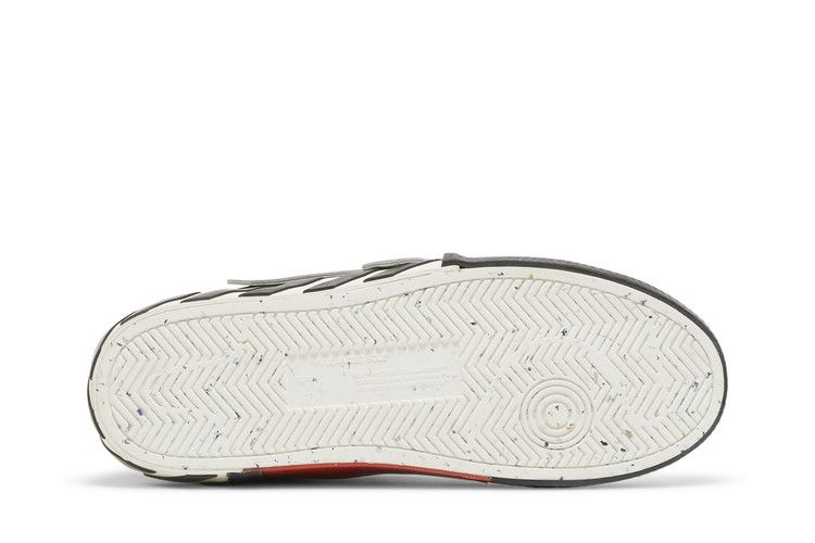 Off-White Floating Arrow Low Vulc Leather 'White Black Green' — White/Black/Grey