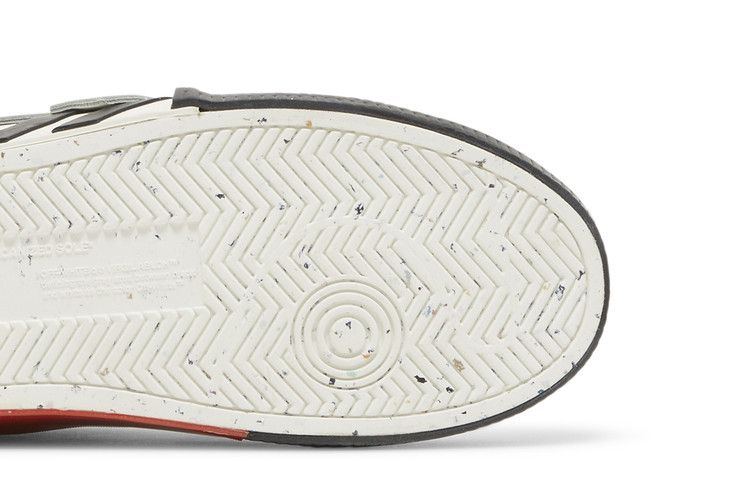 Off-White Floating Arrow Low Vulc Leather 'White Black Green' — White/Black/Grey