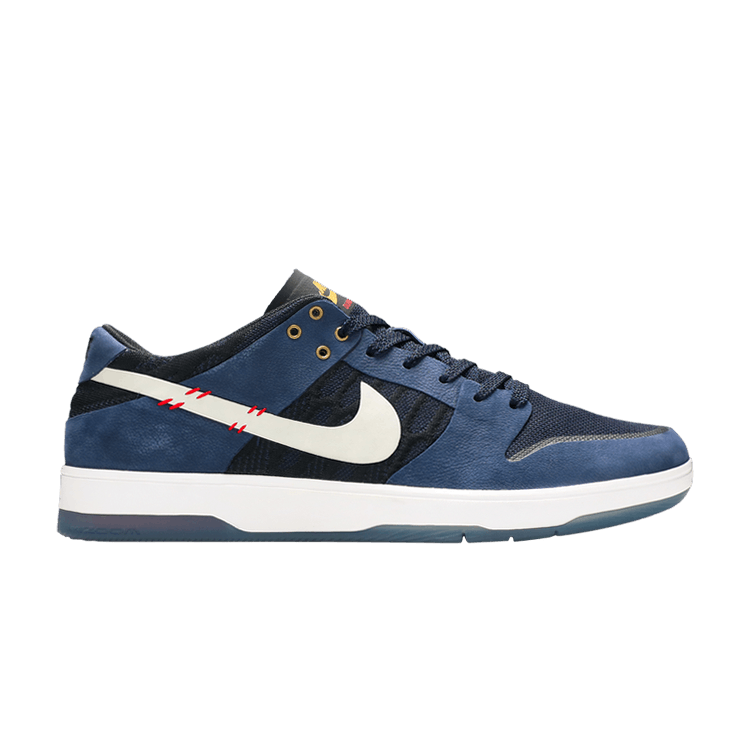 Nike SB Zoom Dunk Elite Low 'Sean Malto' — Midnight Navy/University Red/White