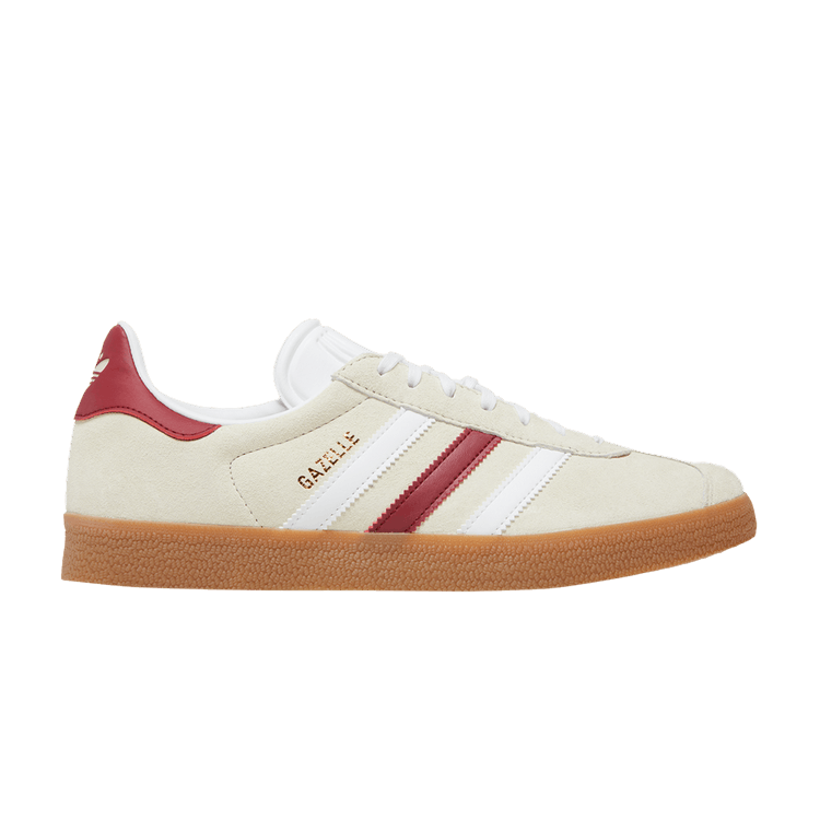 adidas Gazelle 'Aluminium Burgundy' — Aluminium/Cloud White/Collegiate Burgundy