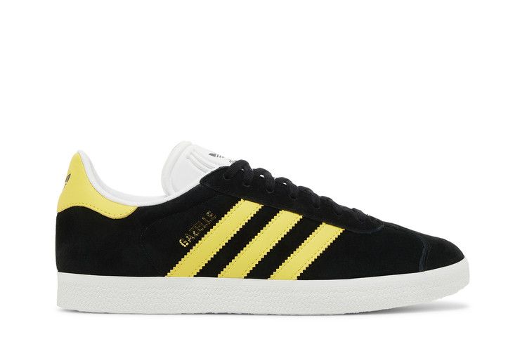 Adidas Gazelle 'Black Impact Yellow' — Core Black/Impact Yellow/Cloud White