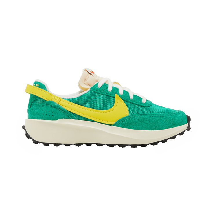Nike Wmns Waffle Debut Vintage 'Stadium Green Opti Yellow' — Stadium Green/Sail/Coconut Milk/Opti Yellow
