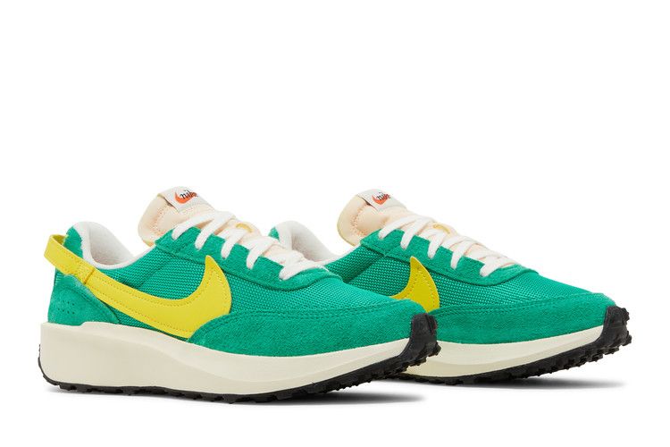 Nike Wmns Waffle Debut Vintage 'Stadium Green Opti Yellow' — Stadium Green/Sail/Coconut Milk/Opti Yellow (9)