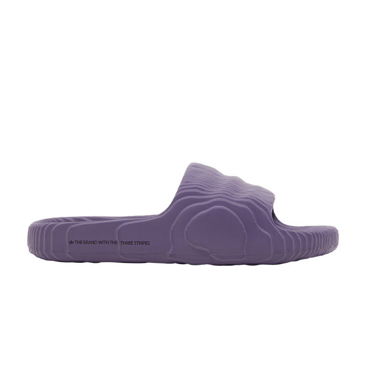 adidas Adilette 22 Slides 'Tech Purple' — Tech Purple/Tech Purple/Core Black