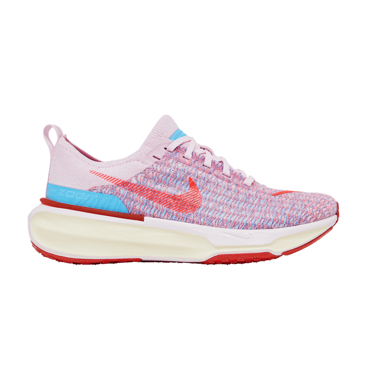 Nike Wmns ZoomX Invincible 3 'Pink Foam Racer Blue' — Pink Foam/Racer Blue/Baltic Blue/Bright Crimson