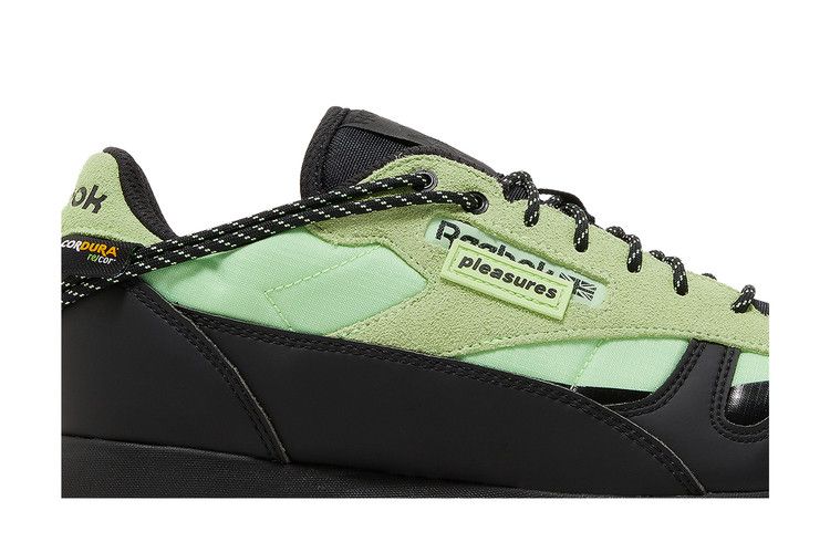 Pleasures x Reebok Classic Leather 'Neon Mint' — Neon Mint/Core Black/Core Black