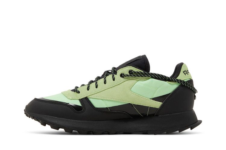 Pleasures x Reebok Classic Leather 'Neon Mint' — Neon Mint/Core Black/Core Black