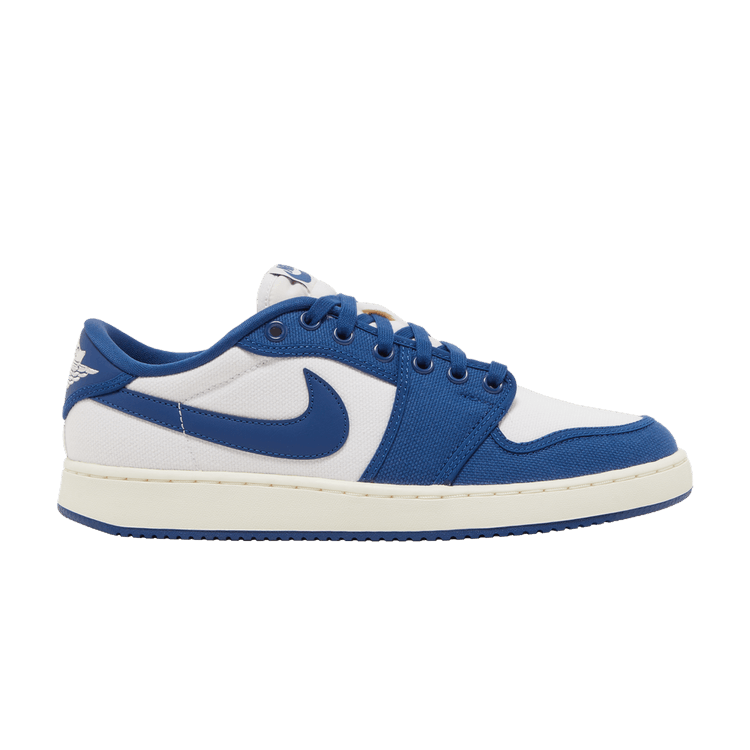 Air Jordan 1 KO Low 'Kentucky' — White/Dark Royal Blue/Sail