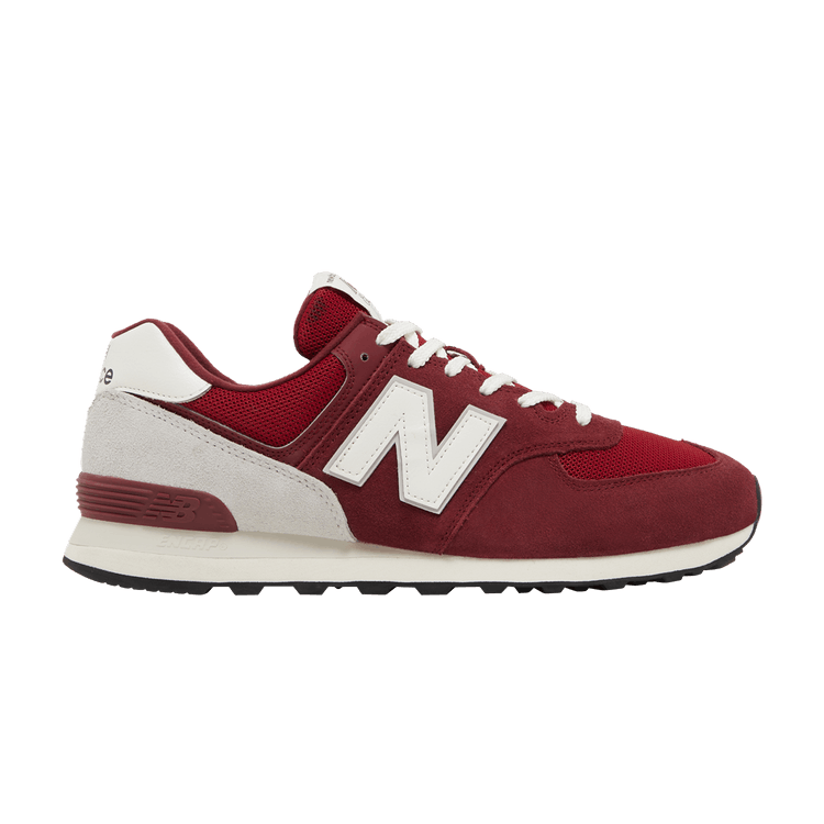 New Balance 574 'Classic Red White' — Red/White