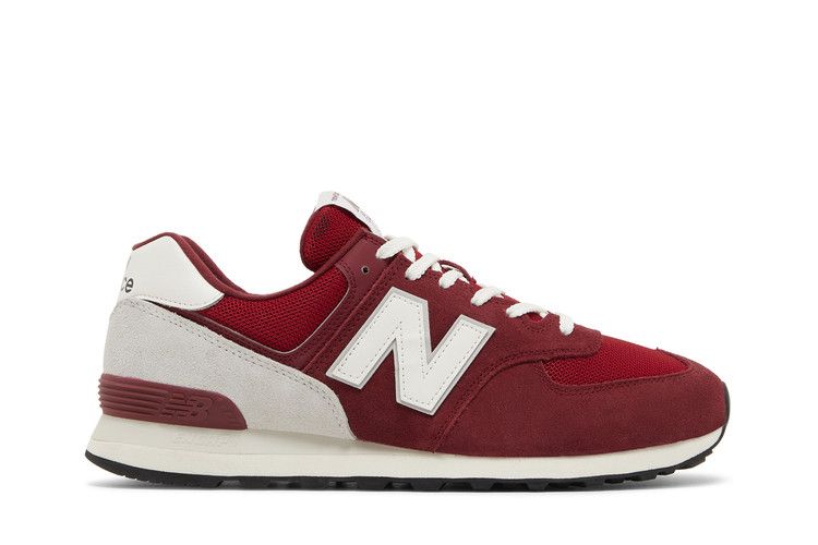 New Balance 574 'Classic Red White' — Red/White