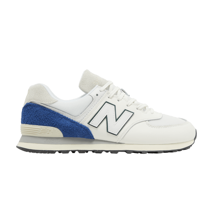 New Balance 574 'White Royal Blue' — White/Royal Blue