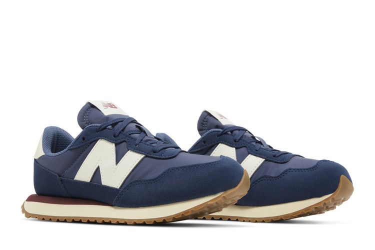 New Balance 237 Big Kid Wide 'Navy Turtledove' — Navy/Turtledove
