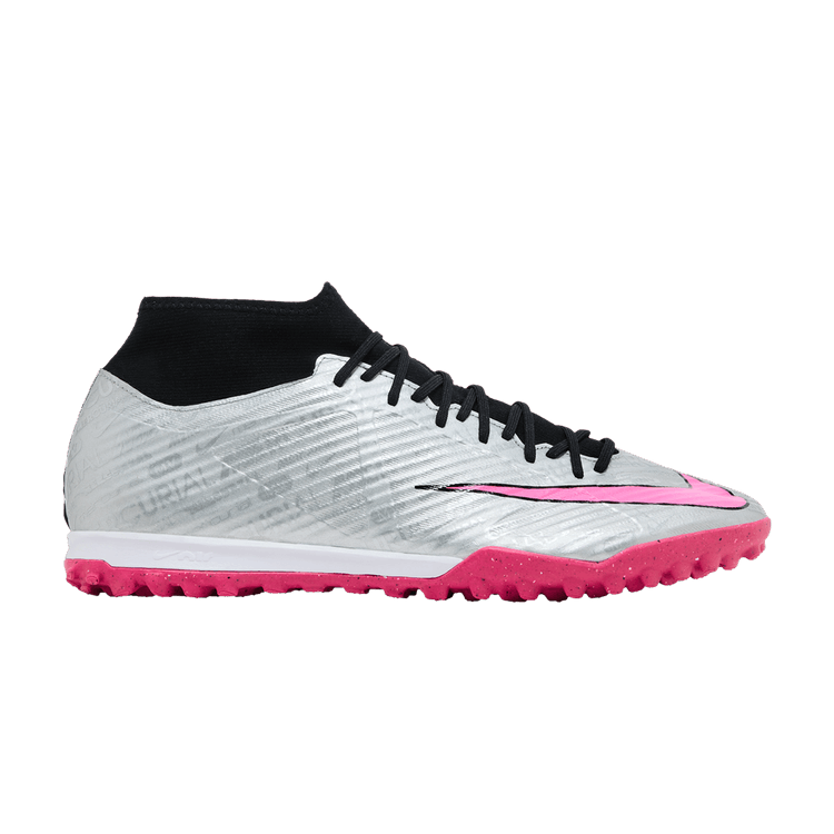 Nike Zoom Mercurial Superfly 9 Academy TF '25th Anniversary Pack' — Metallic Silver/Black/Volt/Hyper Pink