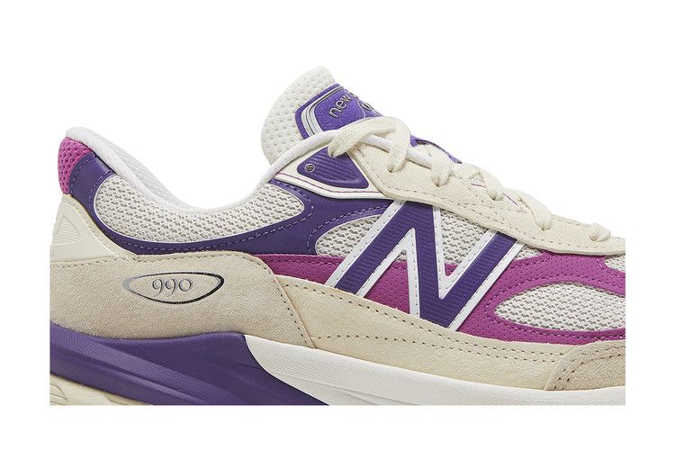 Teddy Santis x New Balance 990v6 Made in USA 'Macadamia Nut Magenta' — Macadamia Nut/Magenta Pop