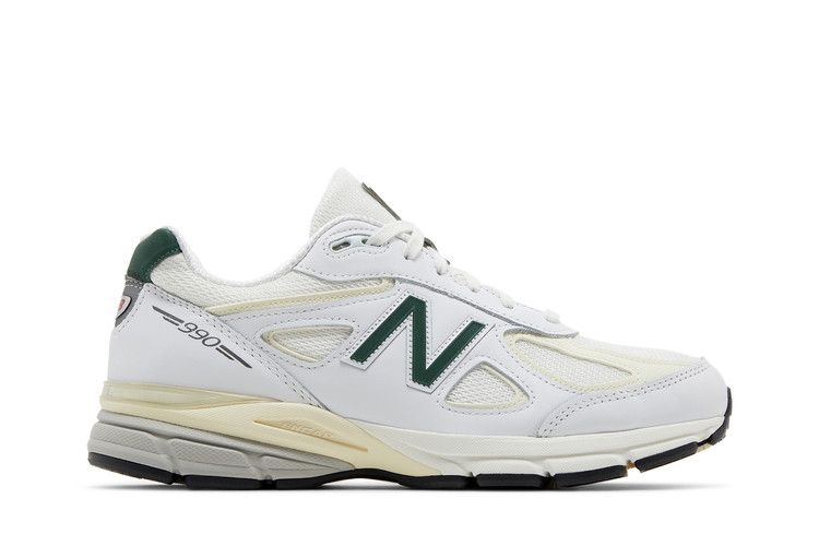 Teddy Santis x New Balance 990v4 Made in USA 'Forest Green' — Calcium/Forest Green