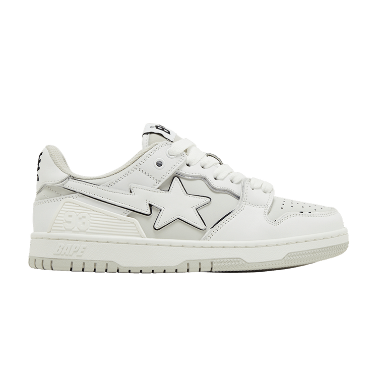 BAPE Wmns Sk8 Sta #3 L 'White Silver' — White