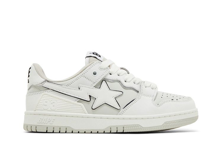 BAPE Wmns Sk8 Sta #3 L 'White Silver' — White