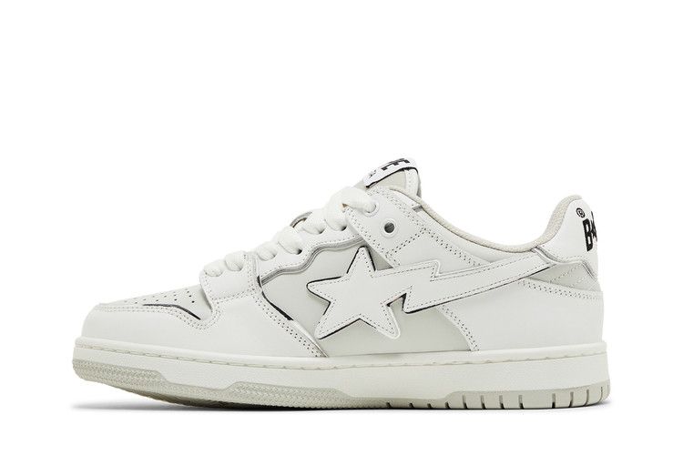 BAPE Wmns Sk8 Sta #3 L 'White Silver' — White